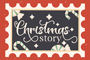 Christmas Stamp-Modern Calligraphy, a Script Font by alifryanzulfikar (Thumbnail 6 of 8)