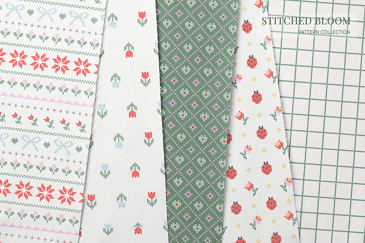 Cross-Stitch Florals: Spring Pattern, a Pattern Graphic by Essentially Nomadic (Photo 6 of 12)