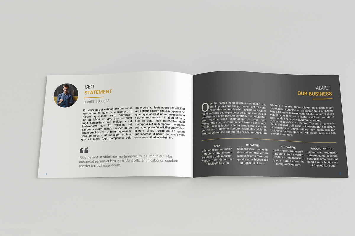 A5 Professional Brochure, a Brochure Template by BoriesBechker (Photo 4 of 11)