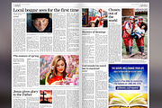 5 Newspaper Style Templates Bundle, a Magazine Template by Newspaper Templates (Thumbnail 6 of 11)