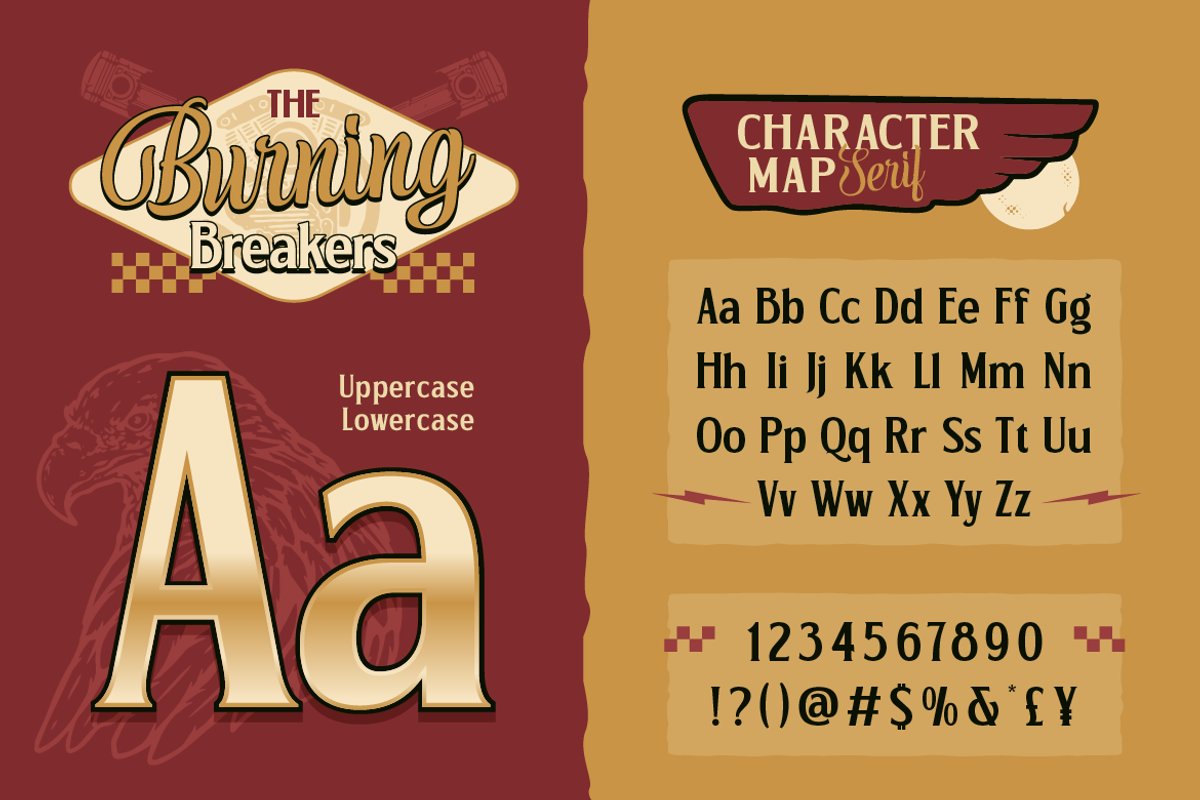 Burning Breakers -  Trio Fonts, a Script Font by Burntilldead (Photo 4 of 12)