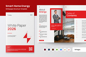 Sustainable Energy Whitepaper, a Brochure Template by productype1