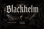 Blackhelm, a Blackletter Font by Wow Magic (Thumbnail 2 of 4)