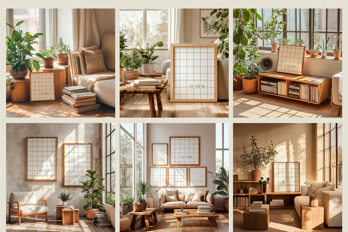 LOFT FEEL | Frame mockup set, a Household Mockup by SCHÉRI (Photo 9 of 9)