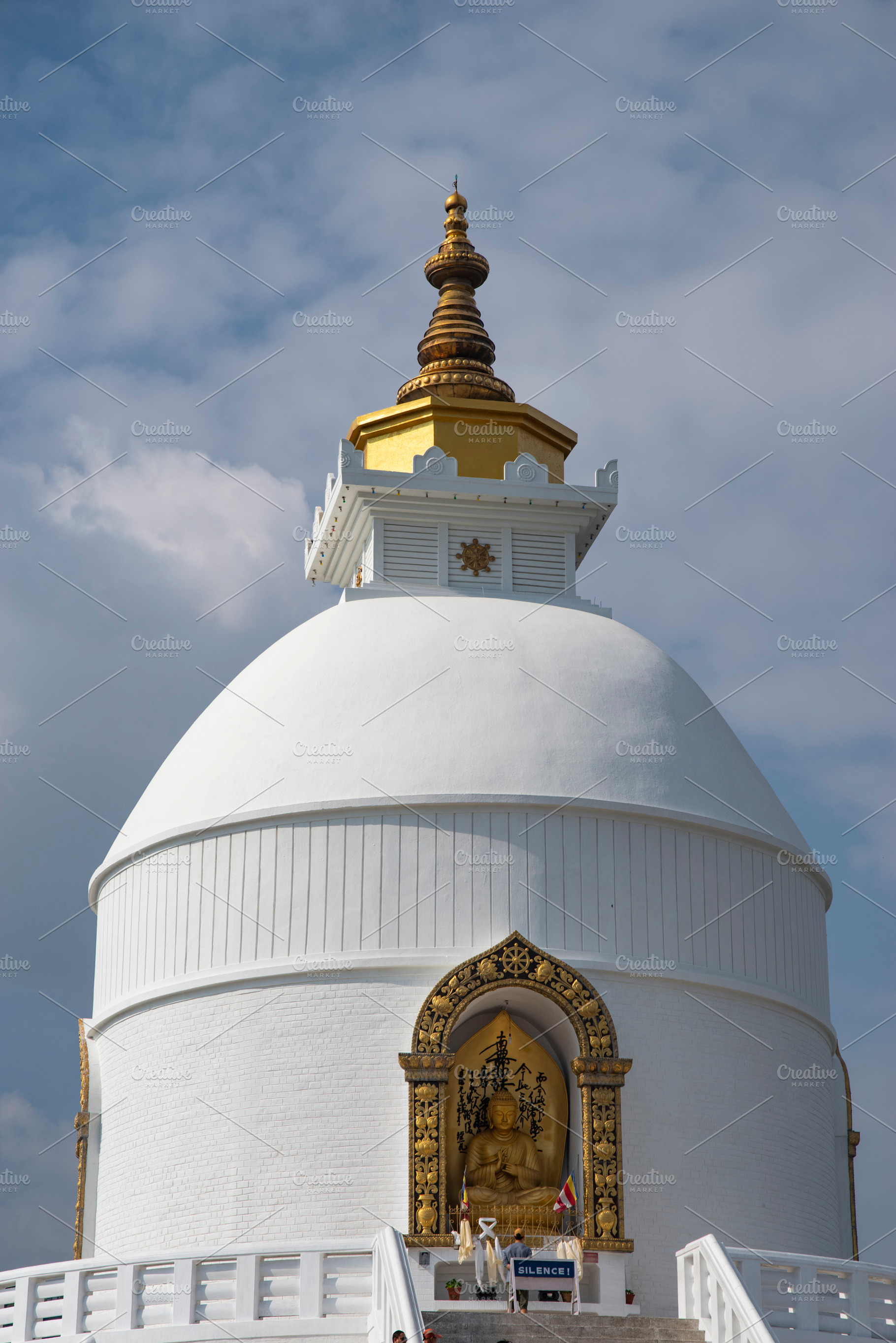 Peace Stupa, Peace Pagoda in Pokhara, a Photo by Pictures for you!!!!!!!!!