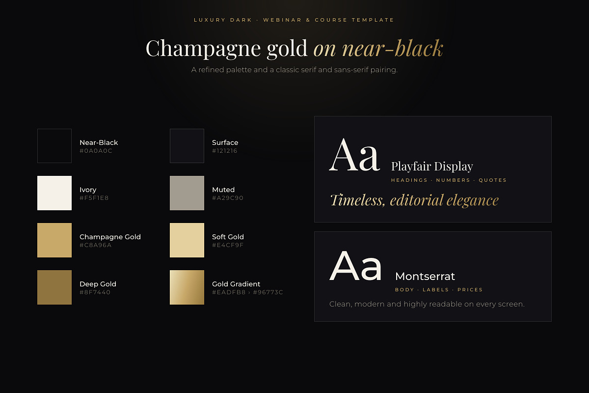 Webinar & Course PowerPoint Template, a Presentation Template by Deck Atelier (Photo 13 of 13)