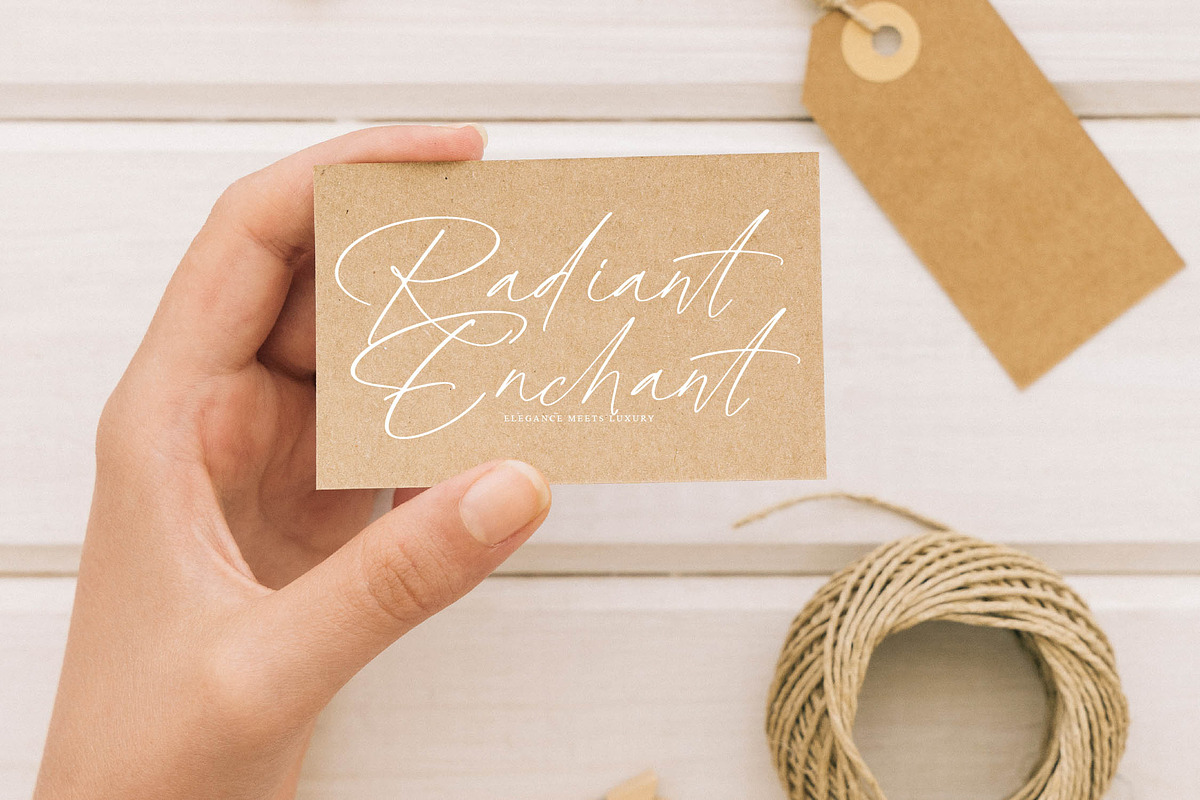 Radiance Berlines, a Script Font by operatype.co (Photo 3 of 15)