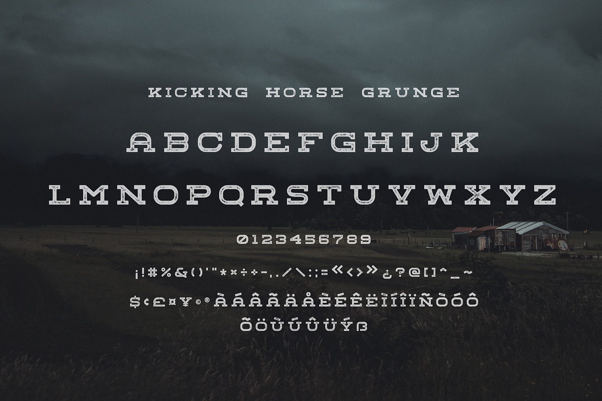 Kicking Horse - 4 Font Family preview 8