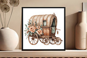 Boho Vibes Vintage Elements Clipart, an Illustration by DreamCafeArt (Thumbnail 6 of 6)
