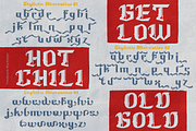 Timebomb Blackletter, a Blackletter Font by madeDeduk (Thumbnail 12 of 14)