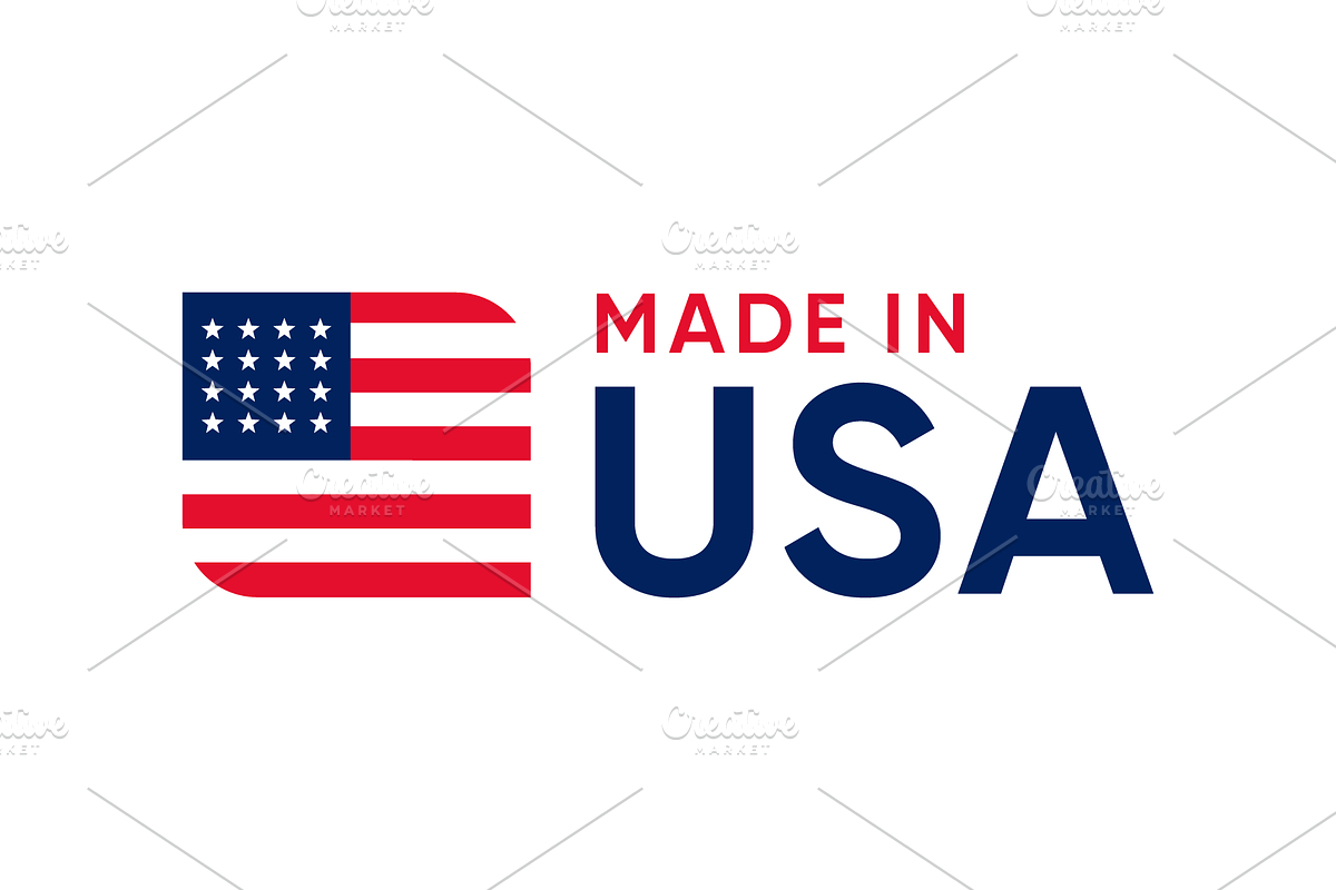 Made in USA Badge Label Bundle, an Illustration by Soufone (Photo 6 of 6)