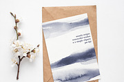 Watercolor stripes, washes, border, an Object Graphic by swiejko (Thumbnail 2 of 6)