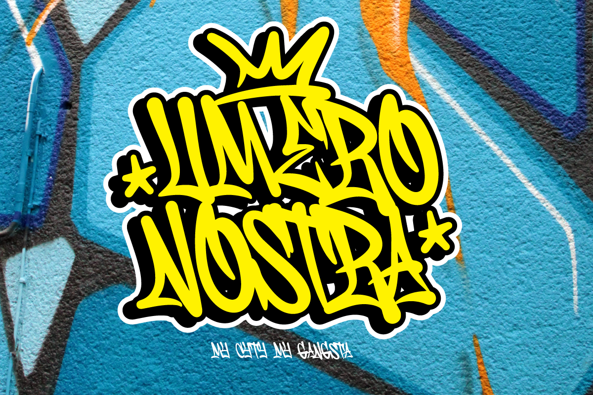 Hesorder Urban Graffiti Font, a Blackletter Font by Ronny Studio (Photo 8 of 10)