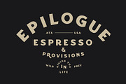 Epilogue - A Vintage Font, a Sans Serif Font by Hustle Supply Co. (Thumbnail 5 of 7)