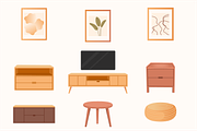 Cozy Home Furniture & Decor, an Object Graphic by Artnivora.Std (Thumbnail 2 of 5)