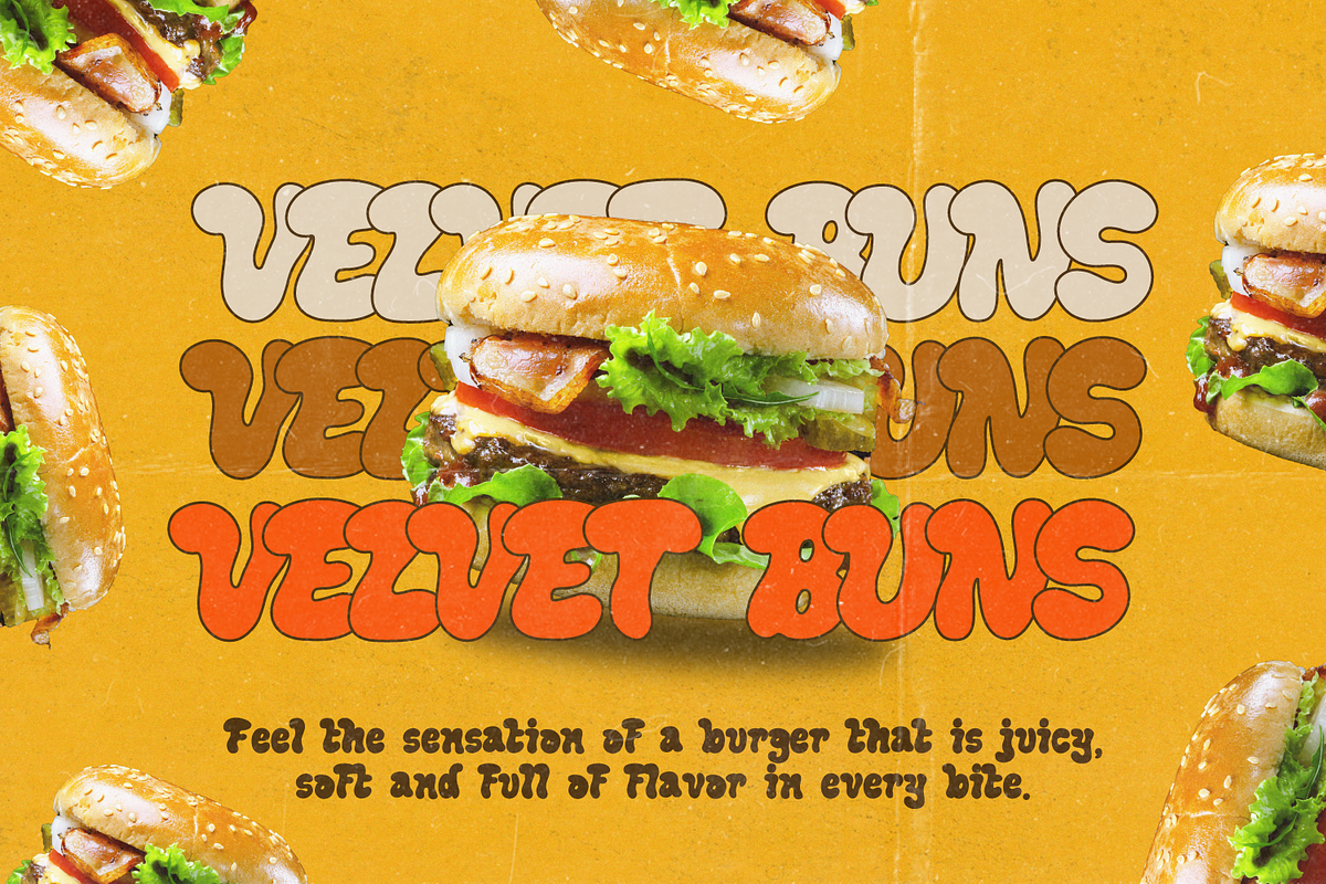 Rebels Suns Display Retro, a Sans Serif Font by Haps Space (Photo 6 of 10)