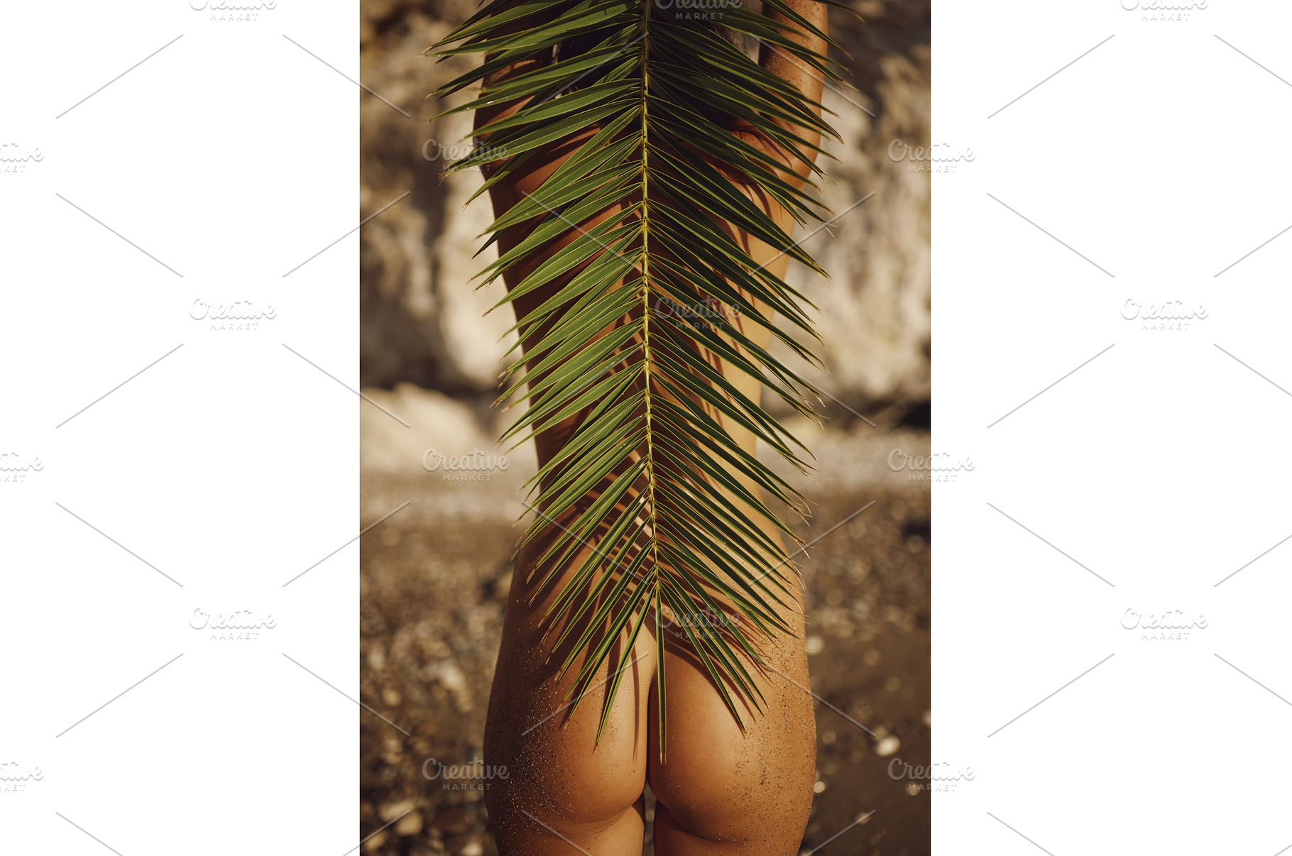 Close-up Woman's Tanned Naked, a Person Photo by Emotion photo
