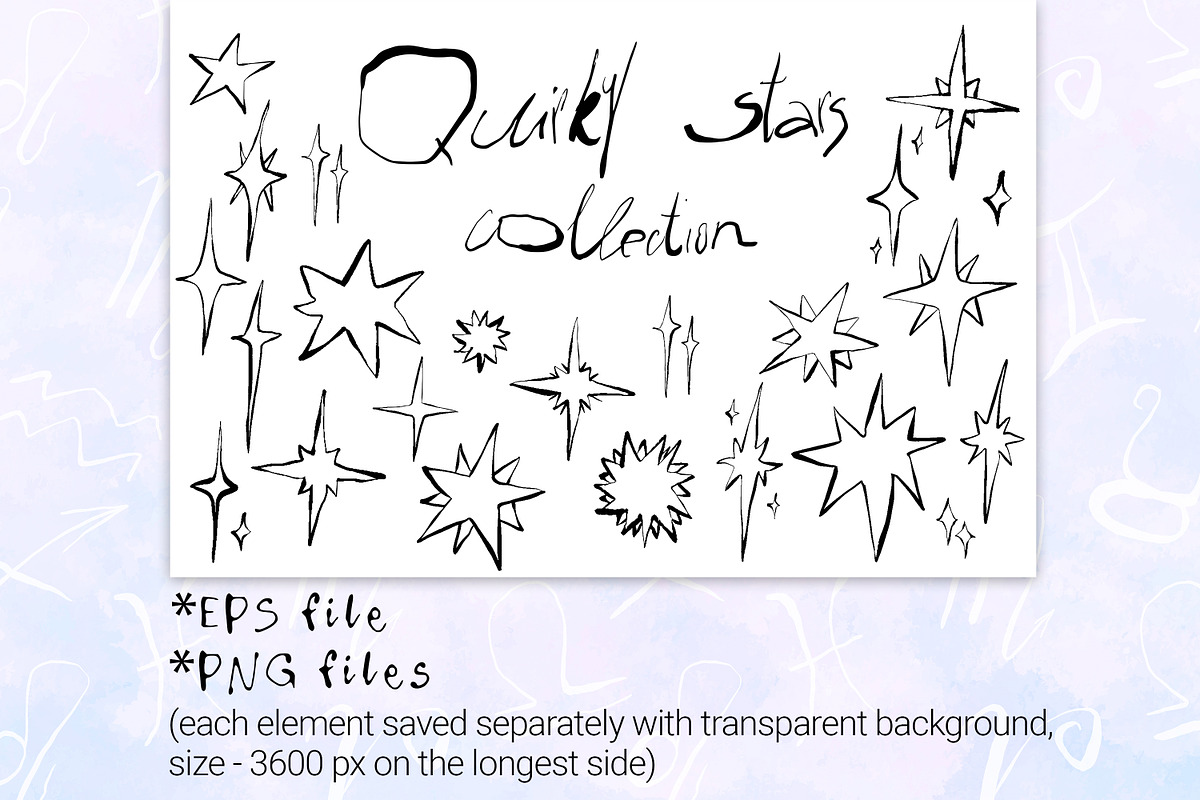 Quirky zodiac signs + stars set, an Object Graphic by SweetRenieDesigns (Photo 3 of 9)