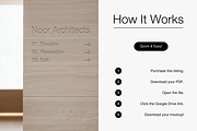 Office Wall Logo Signage Mockup Set, an Advertising Mockup by Digital Asset Co (Thumbnail 6 of 6)