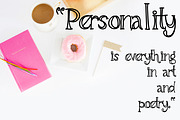 JAYA BEAN Hand Crafted Font, a Handwritten Font by Rhonna Designs (Thumbnail 2 of 3)