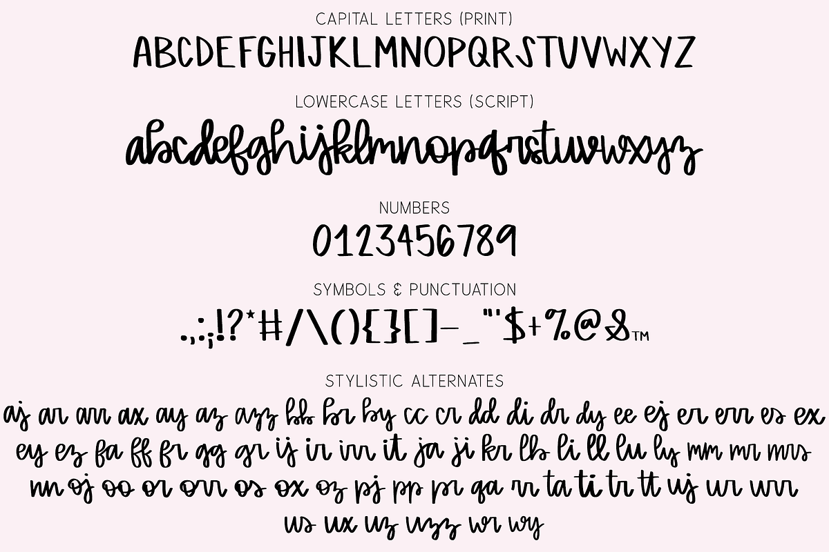 Novice - A Script & Print Font preview 7
