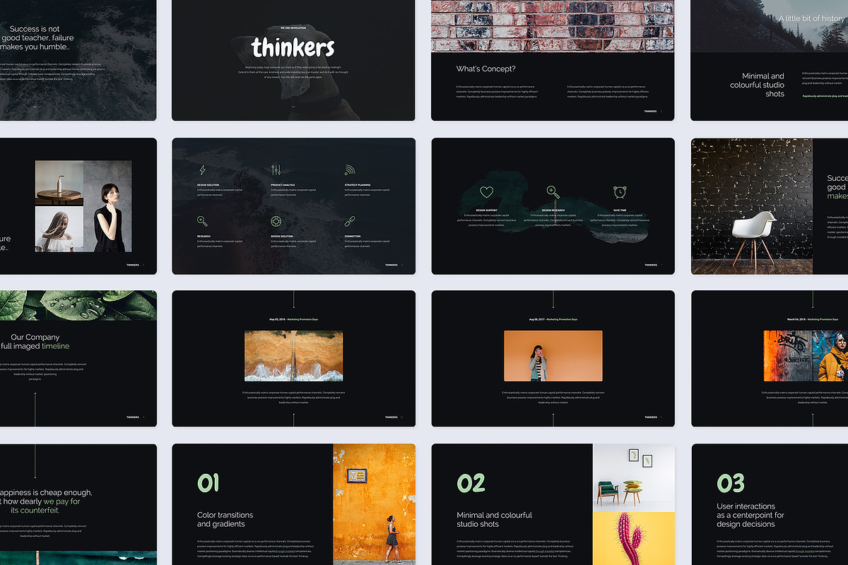 Thinkers - Mininal Presentation, a Presentation Template by UDEA Store (Photo 15 of 16)