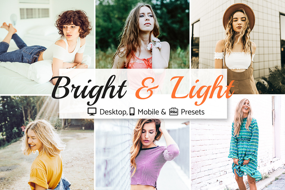 Bright & Light Presets Collection, an Action Add-On by Andit themes (Photo 1 of 13)