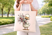 whimsical spring goose clipart, an Illustration by GatewayDesign (Thumbnail 7 of 7)