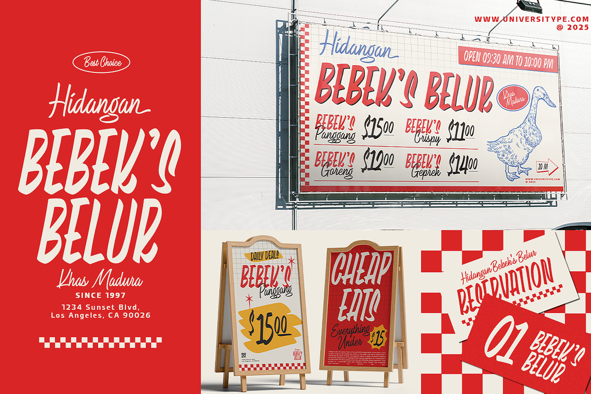 UT Slogefie Store Font Duo, a Handwritten Font by Universitype (Photo 2 of 10)