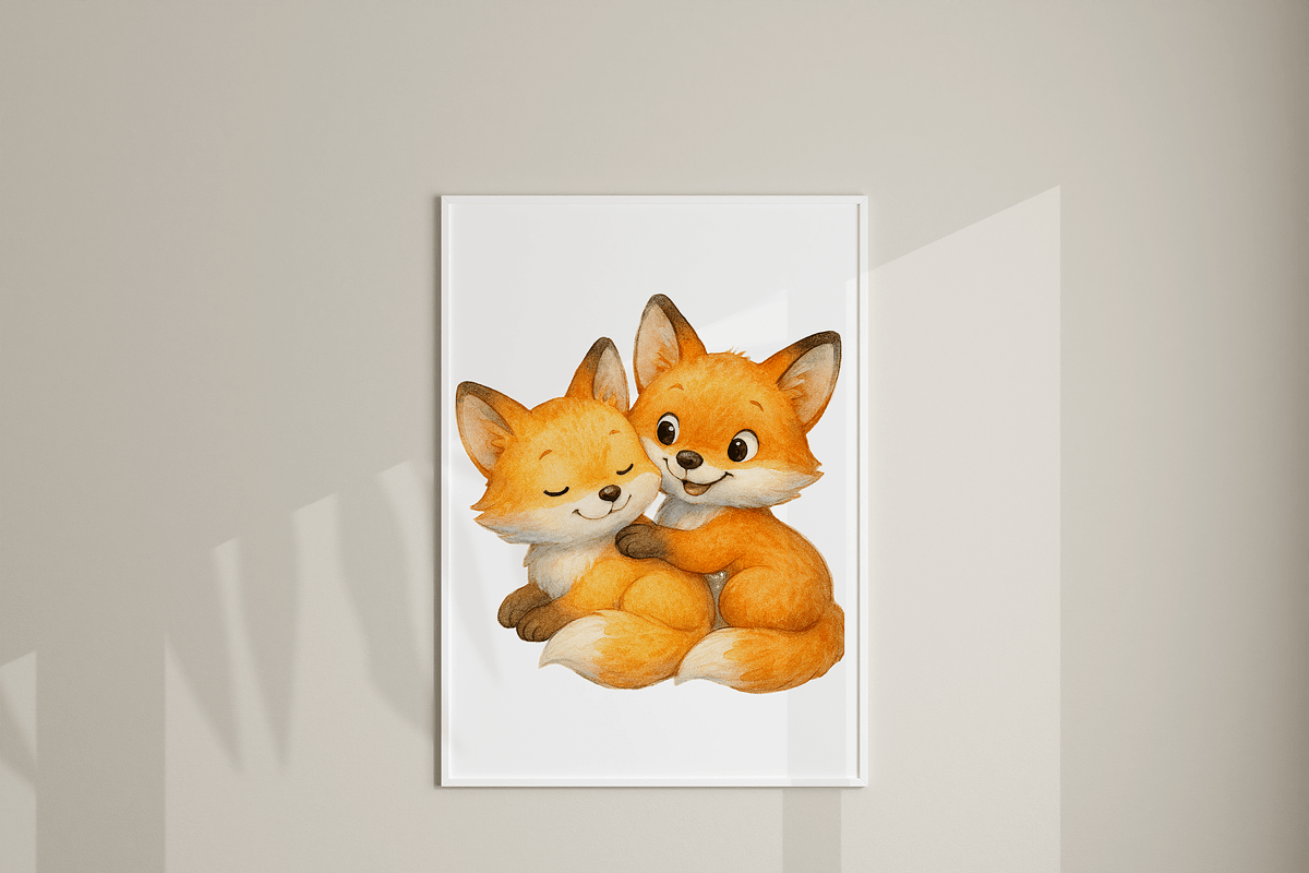 27 Animal Couple Clipart, an Animal Illustration by Pati Charm Studio (Photo 8 of 8)