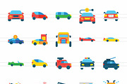 Vehicles Flat Icons, an Icon by IconBunny (Thumbnail 2 of 2)