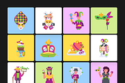 Animated Mardi Gras Icons, a Duotone Icon by Prosymbols (Thumbnail 7 of 10)