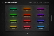 Neon Layer Styles, a Layer Style Add-On by erigon (Thumbnail 3 of 15)