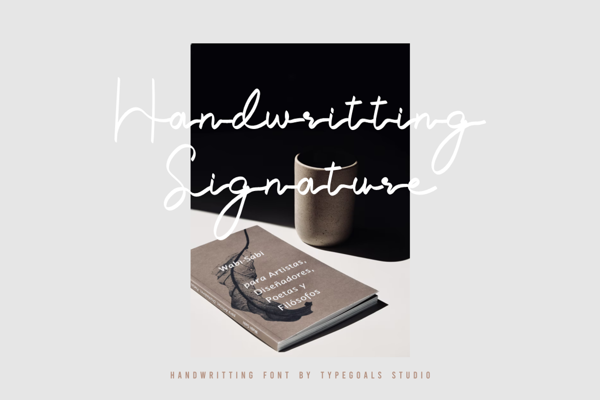 Ghenifer Claudia Handwritten Font, a Script Font by Typegoals Studio (Photo 3 of 8)
