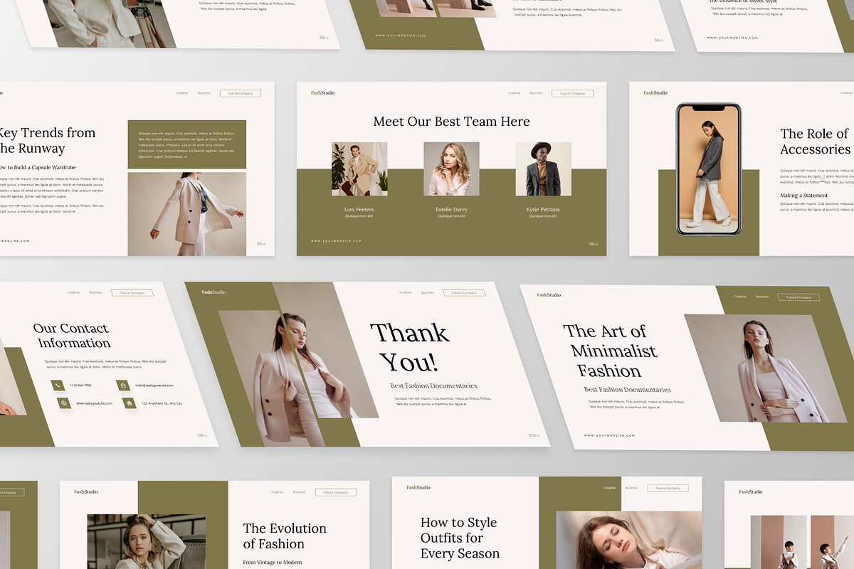 Minimalist Fashion PowerPoint, a Presentation Template by GraphauseProject (Photo 6 of 6)
