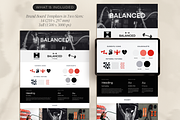 Fitness Gyms Brand Board, a Branding & Logo Template by Creatif Foundry (Thumbnail 3 of 6)