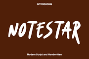 NoteStar - Script & Handwritten, a Handwritten Font by Luna Shop (Thumbnail 1 of 3)