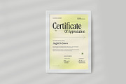 Green Gradient Certificate, a Stationery Template by Neermana (Thumbnail 2 of 4)