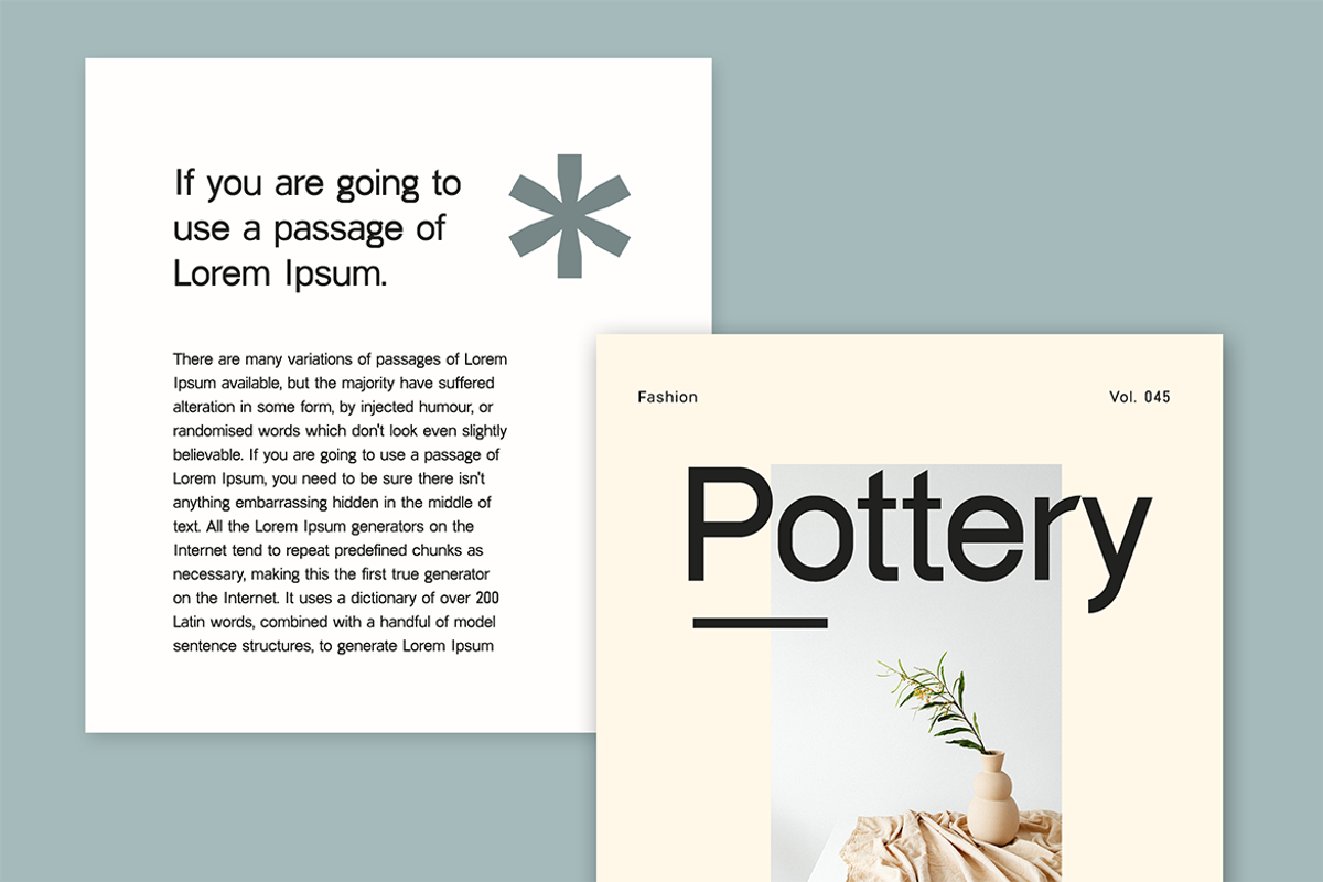 Roundman Modern Sans Serif Font, a Sans Serif Font by UICreative (Photo 7 of 13)