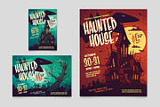 Halloween Haunted House Flyer, a Flyer Template by StockLayouts (Thumbnail 3 of 3)