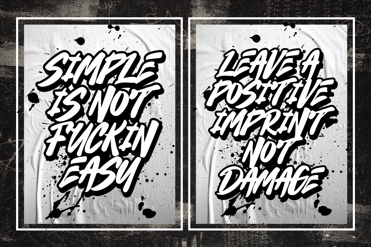 Thelawes Street Brush Graffiti Font, a Handwritten Font by Ronny Studio (Photo 8 of 9)