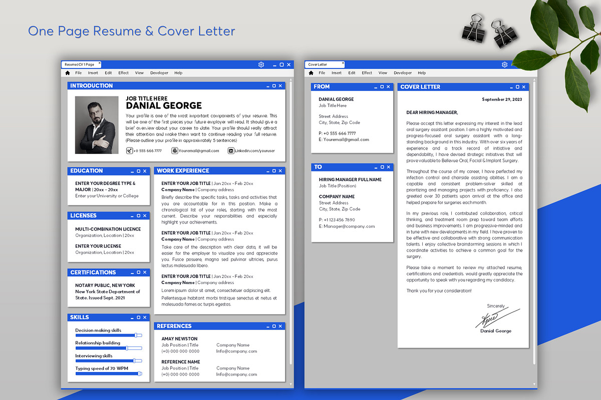 ATS Resume CV Word & Google Docs 31, a Resume Template by MrCam Template Resume|CV (Photo 2 of 8)