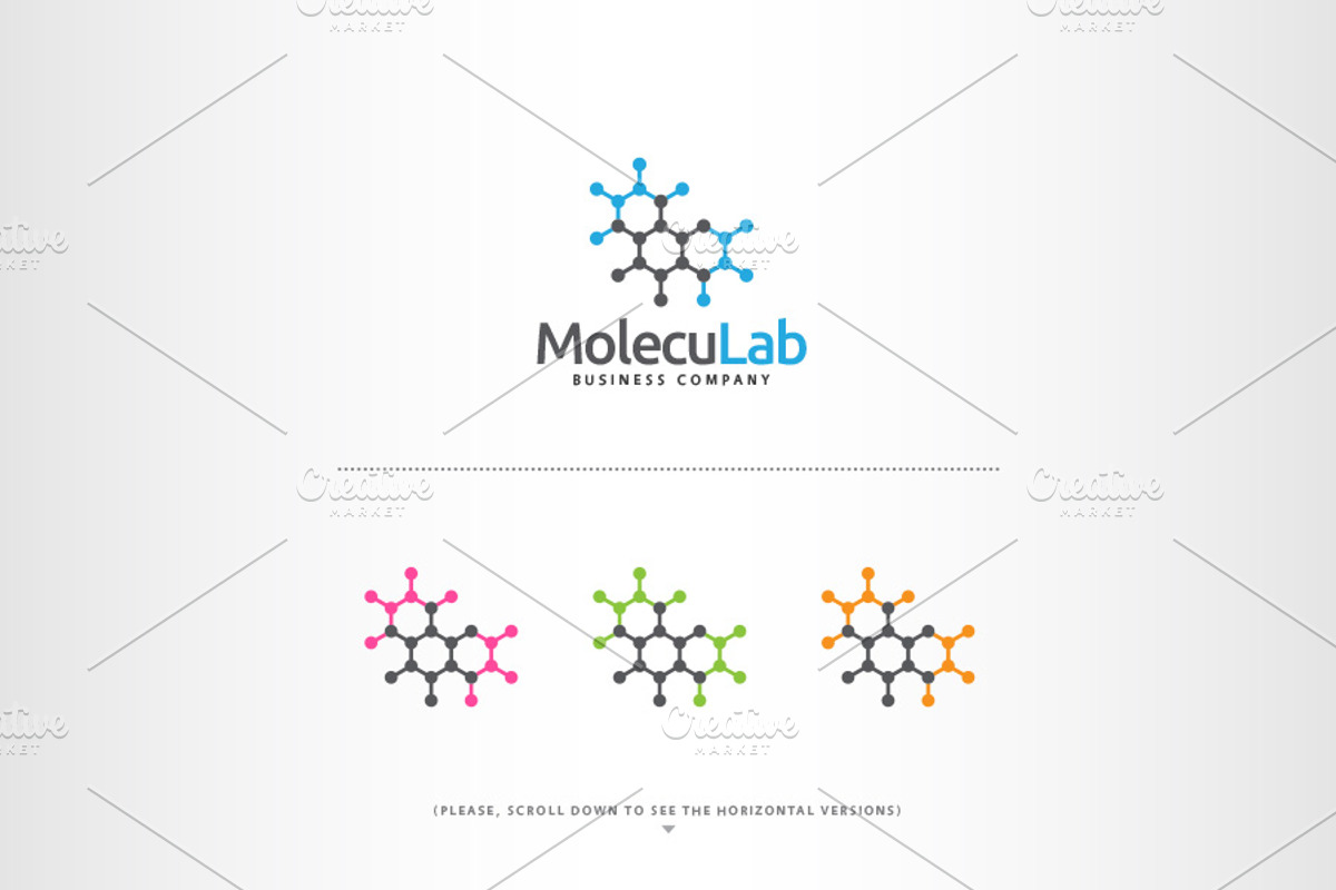 Moleculab Logo, a Branding & Logo Template by Mocca Design (Photo 2 of 5)