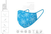 Face Mask Mockup -02, a Mask Mockup by akropol (Thumbnail 3 of 4)