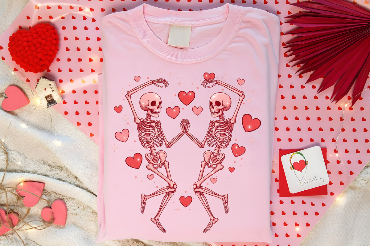 Valentine's Day Png Skeleton Heart, an Illustration by Canvas Craft (Photo 7 of 7)