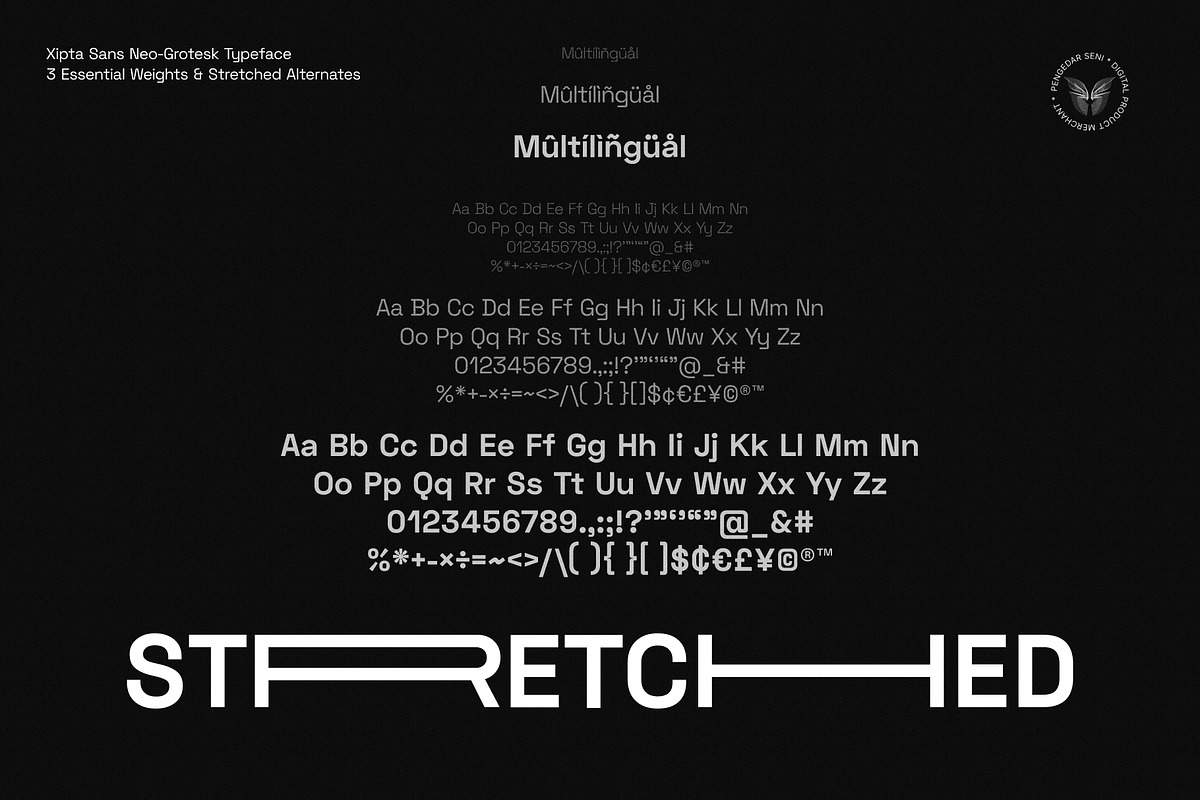 Xipta Sans – Neo Grotesk Typeface, a Sans Serif Font by Pengedar Seni (Photo 11 of 12)
