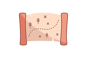 Map Vector Icon, an Icon by Pexelpy