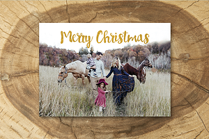 Christmas Card Template 012