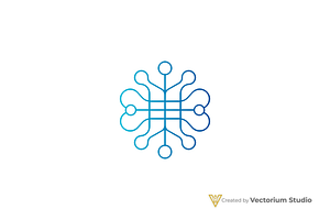 Abstract Network Logo, a Branding & Logo Template by Vectorium Studio