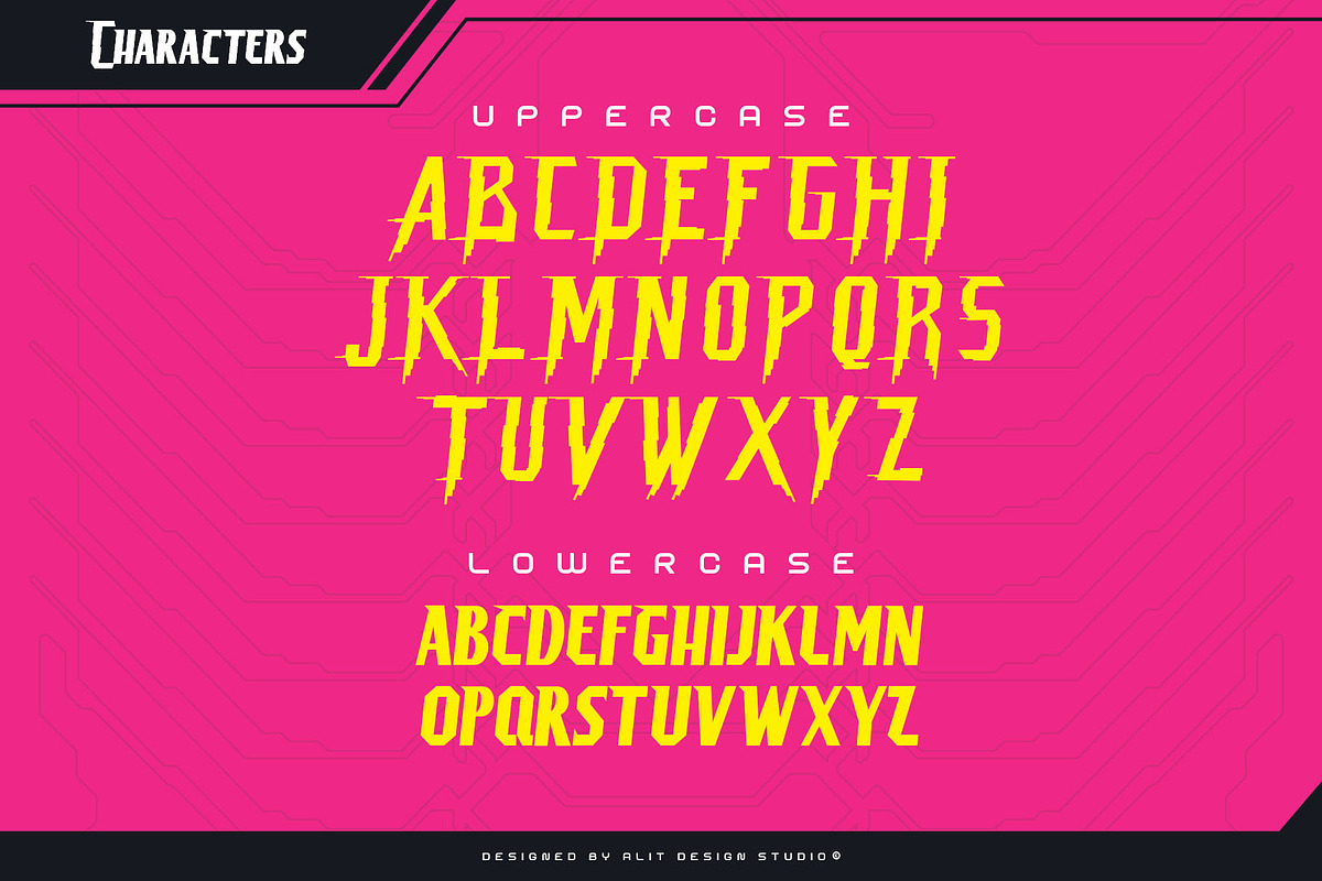 Arcade Funk Typeface, a Serif Font by alit design (Photo 3 of 20)